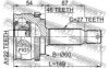 FEBEST 1210-ELNA46 Joint, drive shaft